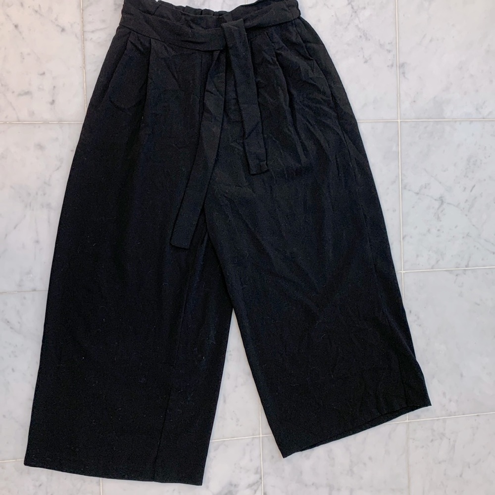 Zara Trafaluc paper bag pants.